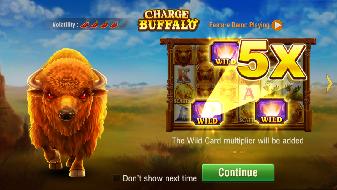 JILI Charge Buffalo စလော့ဂိမ်း Provider မိတ်ဆက်ပုံ
